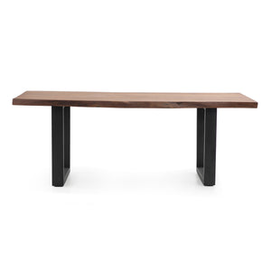 Yarrow Collection Dining Bench Salt Flat - Yarrow Collection Dining Bench Cocoa finish SFYARRBCH00CS Malouf