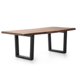 Yarrow Collection Dining Bench Salt Flat - Yarrow Collection Dining Bench Cocoa finish SFYARRBCH00CS Malouf