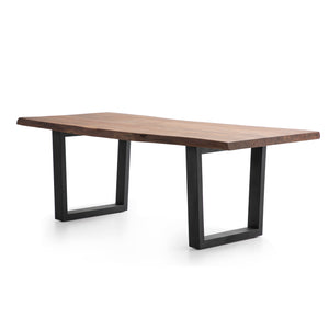 Yarrow Collection Dining Table Salt Flat - Yarrow Collection Dining Table Cocoa finish SFYARRTBL82CS Malouf