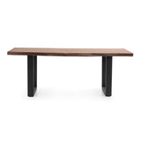 Yarrow Collection Dining Table Salt Flat - Yarrow Collection Dining Table Cocoa finish SFYARRTBL82CS Malouf