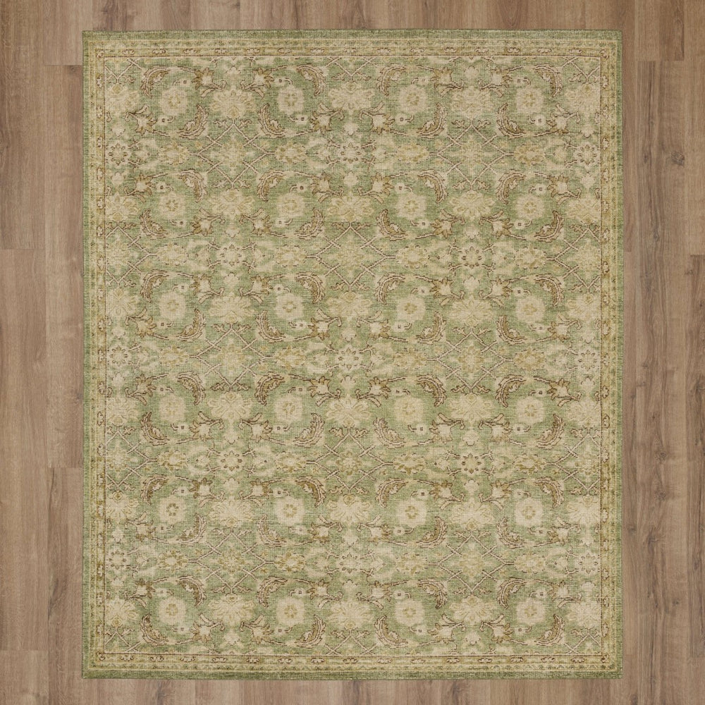 Karastan Rugs Artemisia By Bobby Berk Livingstone Hand Knotted Flatwoven Wool Area Rug Sage 9' x 12'