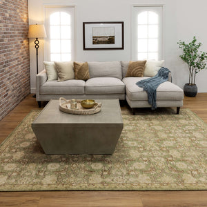 Karastan Rugs Artemisia By Bobby Berk Livingstone Hand Knotted Flatwoven Wool Area Rug Sage 8' x 10'