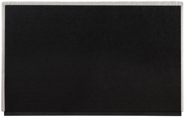 Logan Beige Linen Textured Fabric King Bed LoganBeige-K Meridian Furniture