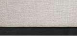 Logan Beige Linen Textured Fabric King Bed LoganBeige-K Meridian Furniture