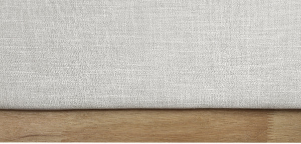 Logan Cream Linen Textured Fabric King Bed LoganCream-K Meridian Furniture