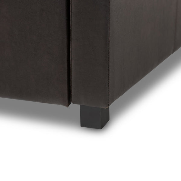 Baxton Studio Baxton Studio London Brown Faux Leather Arched Daybed & Trundle - Stylish Space-Saving Solution! London-Brown-Daybed