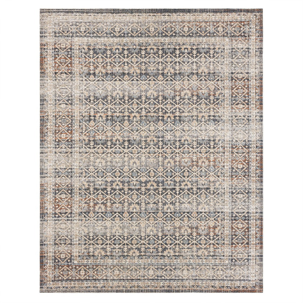Luanda Slate 2' 4" x 8' Area Rug Karastan Rugs