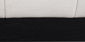 Lucia Beige Linen Textured Fabric King Bed LuciaBeige-K Meridian Furniture