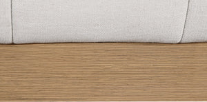 Lucia Cream Linen Textured Fabric King Bed LuciaCream-K Meridian Furniture