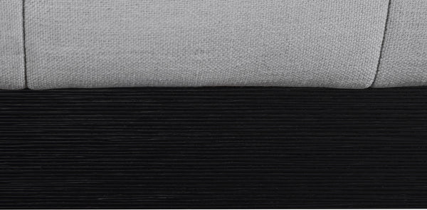 Lucia Grey Linen Textured Fabric Twin Bed LuciaGrey-T Meridian Furniture