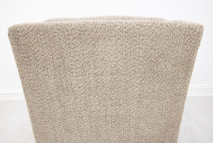 Zeugma Luna Swivel Chair In Desert Dune Velvet - 360-degree Comfort With Channel Tufting & Foam Padding   Nc6102 Luna Desert