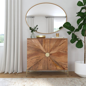Basset Mirror Brigitte Wall Mirror - Elegant Oval Design In Luxurious Gold Finish For Modern Home Décor Upgrade Gold Metal,Mirror Glass M4155