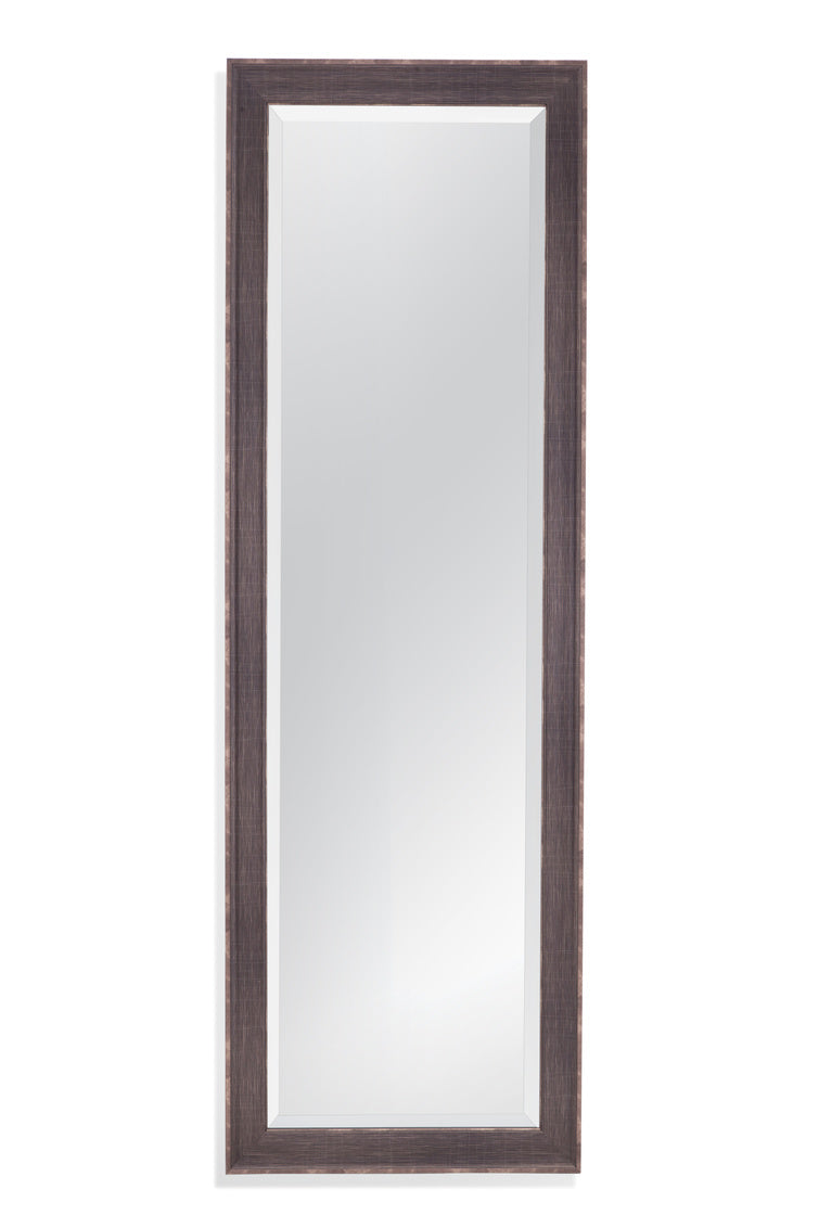 Basset Mirror Jameson Floor Mirror - Timeless Elegance With Bronze Frame And Beveled Edge For Any Space Decor Bronze Resin,Glass M4464b