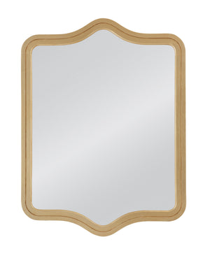 Basset Mirror Mahalia Wall Mirror – Luxurious Gold Leaf Finish & Sleek Rectangular Design For Timeless Elegance Gold Wood,Mirror Glass M5062