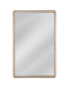 Basset Mirror Lancelle Wall Mirror - Antique Silver Elegance With Timeless Design For Luxurious Home Decor Silver Resin,Mirror Glass M5126