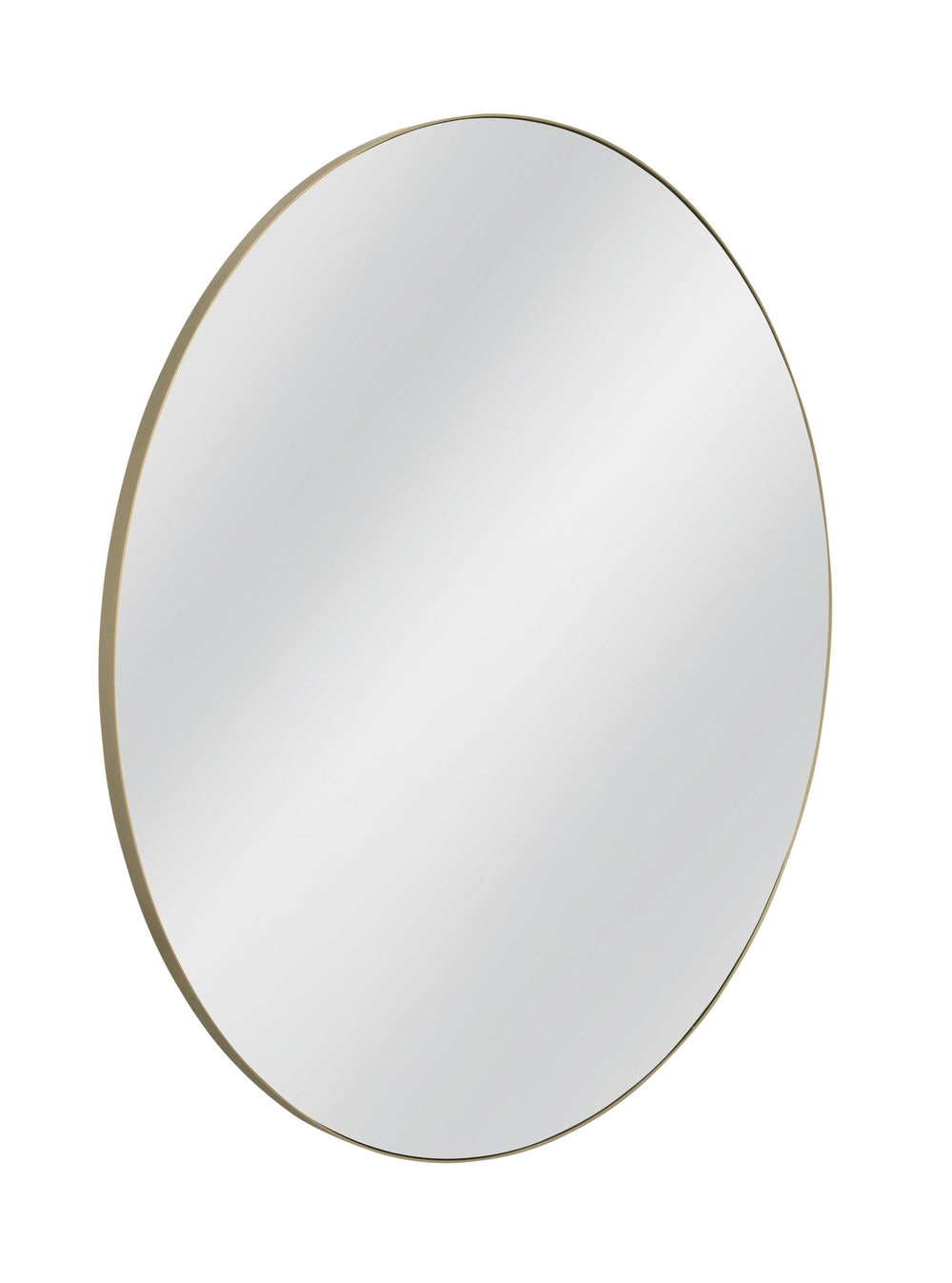 Basset Mirror Tucker Wall Mirror - Antique Gold Round Frame For Timeless Elegance In Any Home Décor Style Gold Metal,Mdf,Mirror M5129