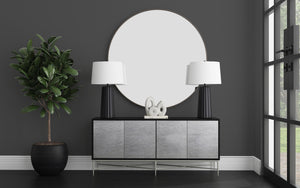 Basset Mirror Tucker Wall Mirror - Antique Gold Round Frame For Timeless Elegance In Any Home Décor Style Gold Metal,Mdf,Mirror M5129