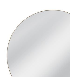 Basset Mirror Tucker Wall Mirror - Antique Gold Round Frame For Timeless Elegance In Any Home Décor Style Gold Metal,Mdf,Mirror M5129