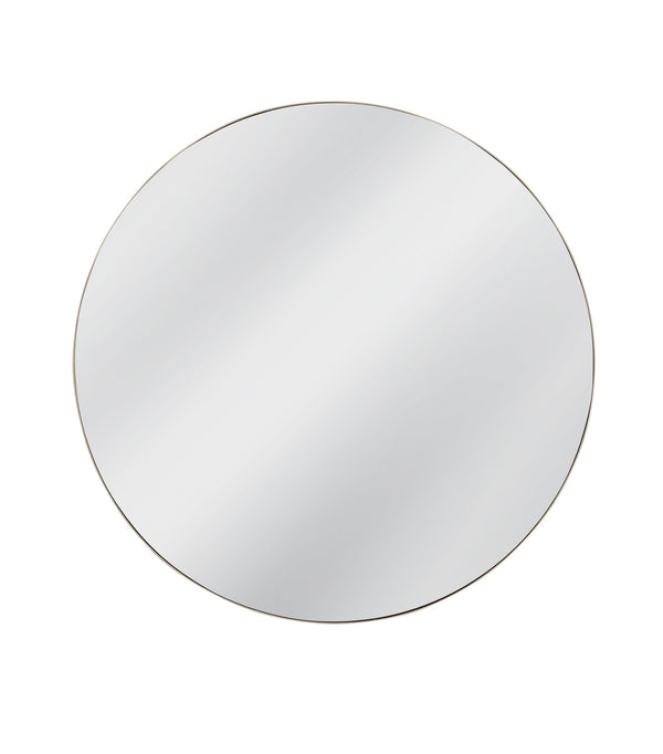 Basset Mirror Bellona Wall Mirror - Contemporary Chrome Frame Design Enhances Any Room With Elegant Sophistication Silver Metal,Mdf,Mirror M5143