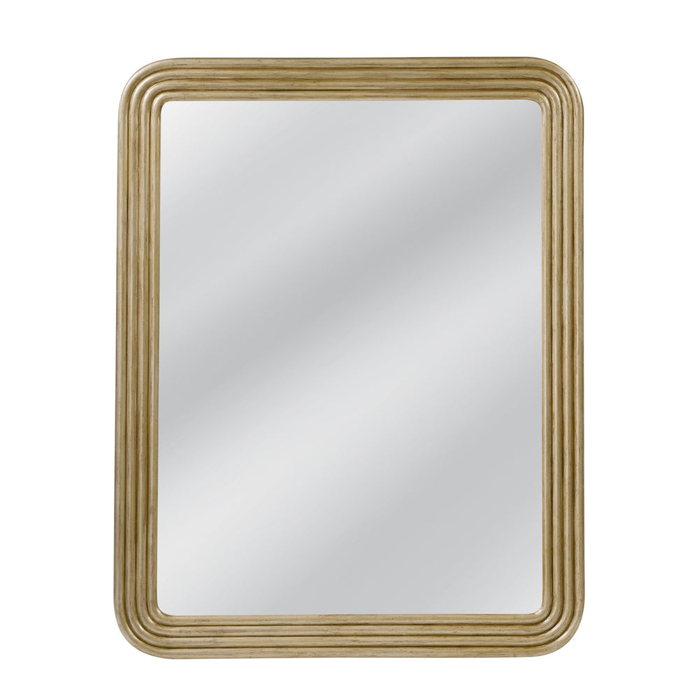 Basset Mirror Yevette Wall Mirror - Luxurious Gold Leaf Finish With Intricate Carved Detailing For Elegant Decor Gold Mdf,Mirror Glass M5147