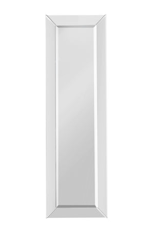 Basset Mirror Perry Wall Mirror - Elegant Beveled Edge, Rectangular Design For Glamorous Home Decor Style Black Mdf,Mirror M5171b