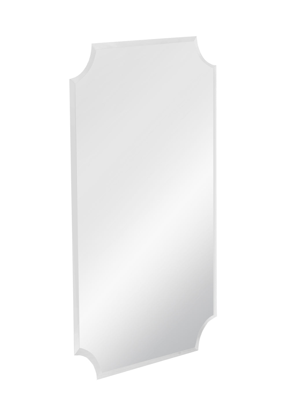 Basset Mirror Fayette Wall Mirror – Timeless Elegance With Clipped Corners For A Stylish Home Décor Enhancement Clear Mirror M5175b