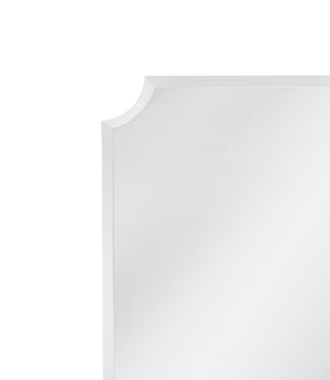 Basset Mirror Fayette Wall Mirror – Timeless Elegance With Clipped Corners For A Stylish Home Décor Enhancement Clear Mirror M5175b