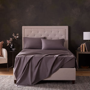 Malouf Classic Cotton Sets - Luxuriously Soft, Breathable Bedding For Year-round Comfort And Style Charcoal Charcoal Ma02qqchcc