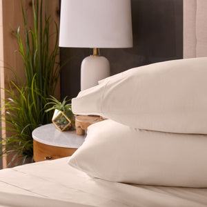 Malouf Classic Cotton Sets - Luxuriously Soft, Breathable Bedding For Year-round Comfort And Style Cream Cream Ma02qqcrcs