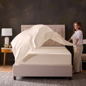 Malouf Classic Cotton Sets - Luxuriously Soft, Breathable Bedding For Year-round Comfort And Style Cream Cream Ma02qqcrcs