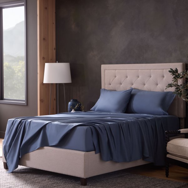 Malouf Classic Cotton Sets - Luxuriously Soft, Breathable Bedding For Year-round Comfort And Style Marine Marine Ma02skmrcs