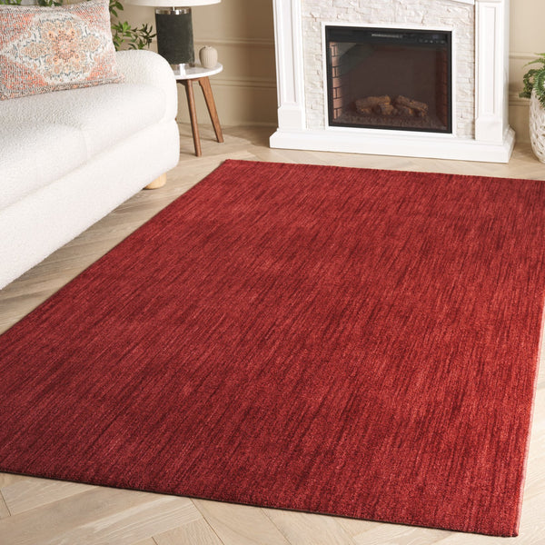 Safavieh Mabel Runner Rug - Elegant And Versatile Design For Hallways, Power Loomed, Durable Polyester, Soft Feel Red ,Dark Red Polyester Pile Mab300p-5