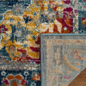 Safavieh Madison 154 MAD154 Flat Weave Transitional Rug Teal / Fuchsia MAD154L-9SQ