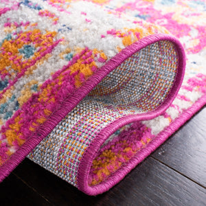 Safavieh Madison 154 MAD154 Flat Weave Transitional Rug Fuchsia / Gold MAD154R-9SQ