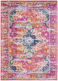 Safavieh Madison 154 MAD154 Flat Weave Transitional Rug Fuchsia / Gold MAD154R-9SQ