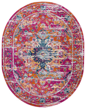 Safavieh Madison Transitional Area Rug – Stunning Grey And Fuchsia Design, Perfect For Modern Elegance Fuchsia ,Gold Polypropylene Pile Mad154r-68