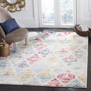 Safavieh Madison 304 Power Loomed Transitional Rug Ivory / Blue MAD304M-4