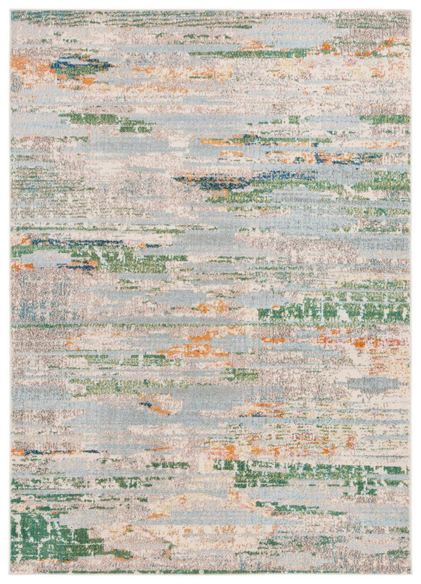 Safavieh Madison 419 Power Loomed Modern Rug Green / Blue 9' x 12'