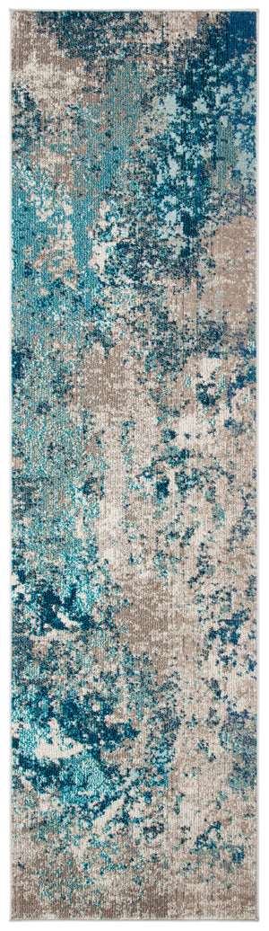 Safavieh Madison Area Rug - Timeless Elegance With Durable Construction For Sophisticated Interior Spaces Blue ,Beige 57% Polypropylene,30% Cotton,13% Polyester Mad440m-68