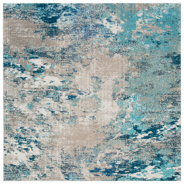 Safavieh Madison Area Rug - Timeless Elegance With Durable Construction For Sophisticated Interior Spaces Blue ,Beige 57% Polypropylene,30% Cotton,13% Polyester Mad440m-68
