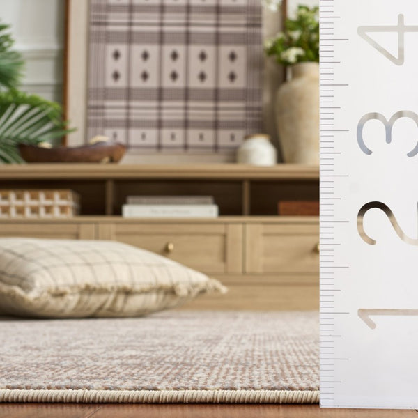 Safavieh Madison Power-Loomed Polypropylene Area Rug Neutral Ivory Tones for Living Rooms Beige / Ivory 5'-3" x 7'-6" MAD447E-5