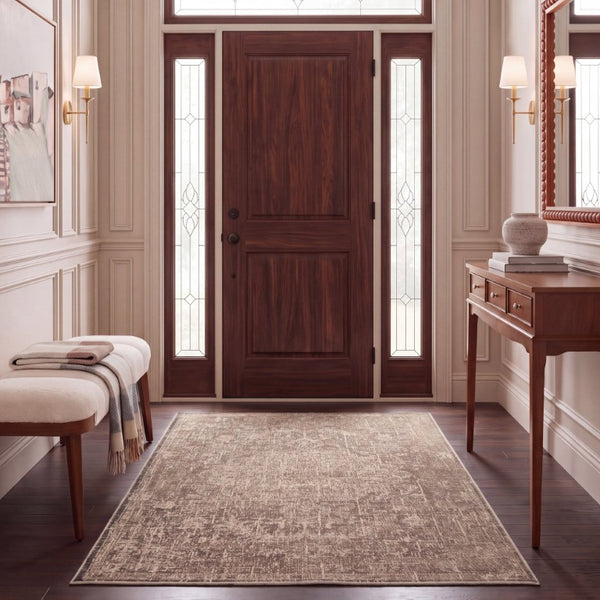 Safavieh Madison Power-Loomed Polypropylene Area Rug Neutral Ivory Tones for Living Rooms Beige / Ivory 5'-3" x 7'-6" MAD447E-5
