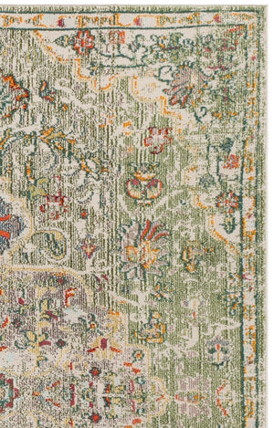 Safavieh Madison Power-Loomed Polypropylene Area Rug Neutral Ivory Tones for Living Rooms Sage / Ivory 5'-3" x 7'-6" MAD447X-5