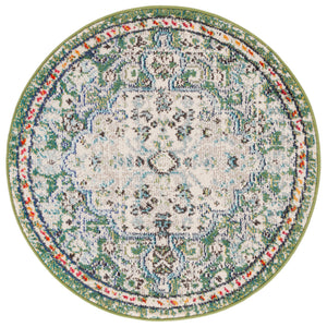 Safavieh Madison Stunning Rectangular Area Rug – Elegant Green & Turquoise Design For Timeless Home Décor Green ,Turquoise 57% Polypropylene,30% Cotton,13% Polyester Mad447y-68