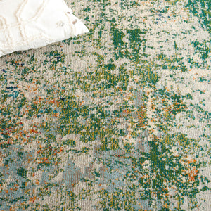 Safavieh Madison 453 Power Loomed Modern Rug Green / Blue 9' x 12'