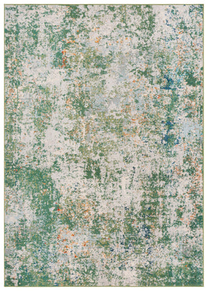 Safavieh Madison 453 Power Loomed 57% Polypropylene, 30% Cotton, 13% Polyester Modern Rug Green / Blue MAD453Y-5
