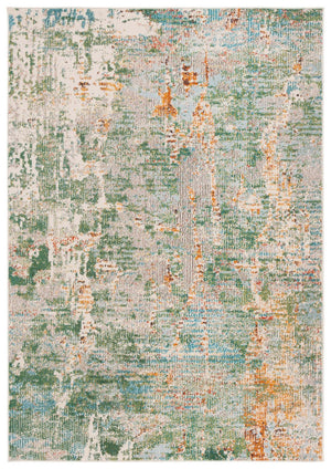 Safavieh Madison 457 Power Loomed Modern Rug Green / Grey 9' x 12'