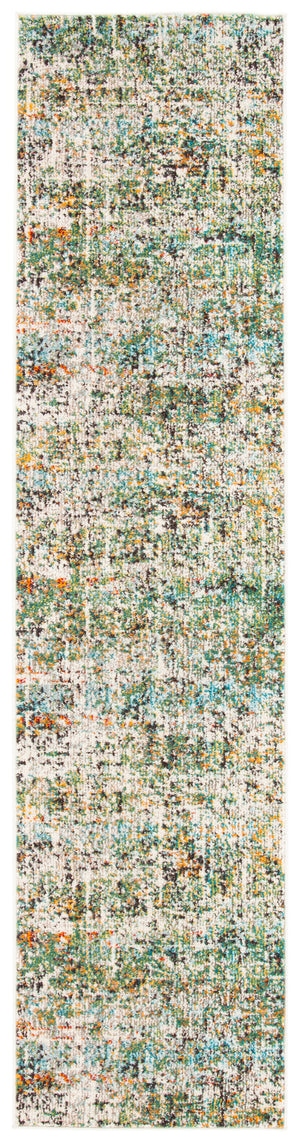 Safavieh Madison Contemporary Area Rug - Vibrant Power Loomed Design For Modern Home Decor And Comfort Green ,Turquoise 57% Polypropylene,30% Cotton,13% Polyester Mad460y-68