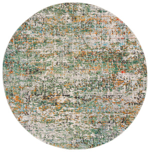 Safavieh Madison Contemporary Area Rug - Vibrant Power Loomed Design For Modern Home Decor And Comfort Green ,Turquoise 57% Polypropylene,30% Cotton,13% Polyester Mad460y-68