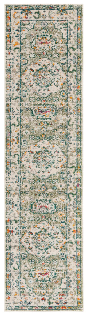 Safavieh Madison 468 Power Loomed Transitional Rug Sage / Ivory 2'-2" x 8'
